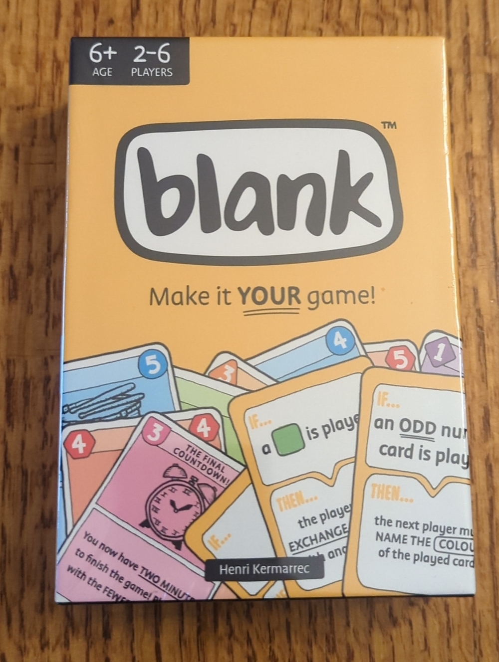The Blank Card Game "Make it your Game!" (Seaked- New In Box)